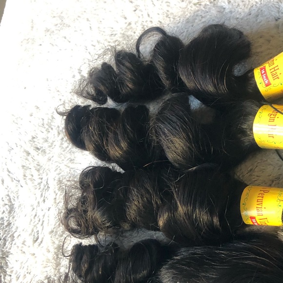 Loose wave 100% human Peruvian hair bundle…NEW main image 6